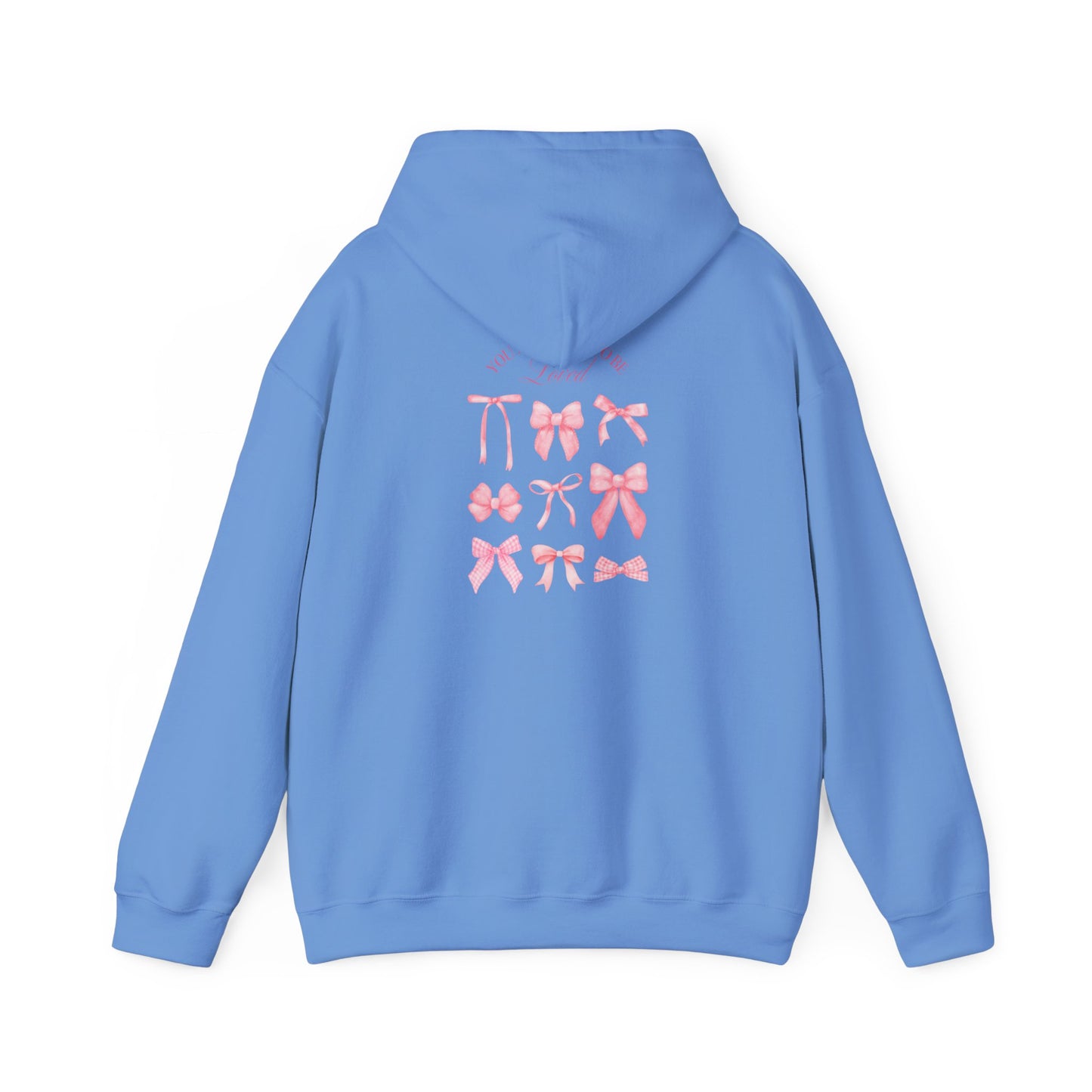 Cute Bow Design Unisex Heavy Blend Hooded Sweatshirt