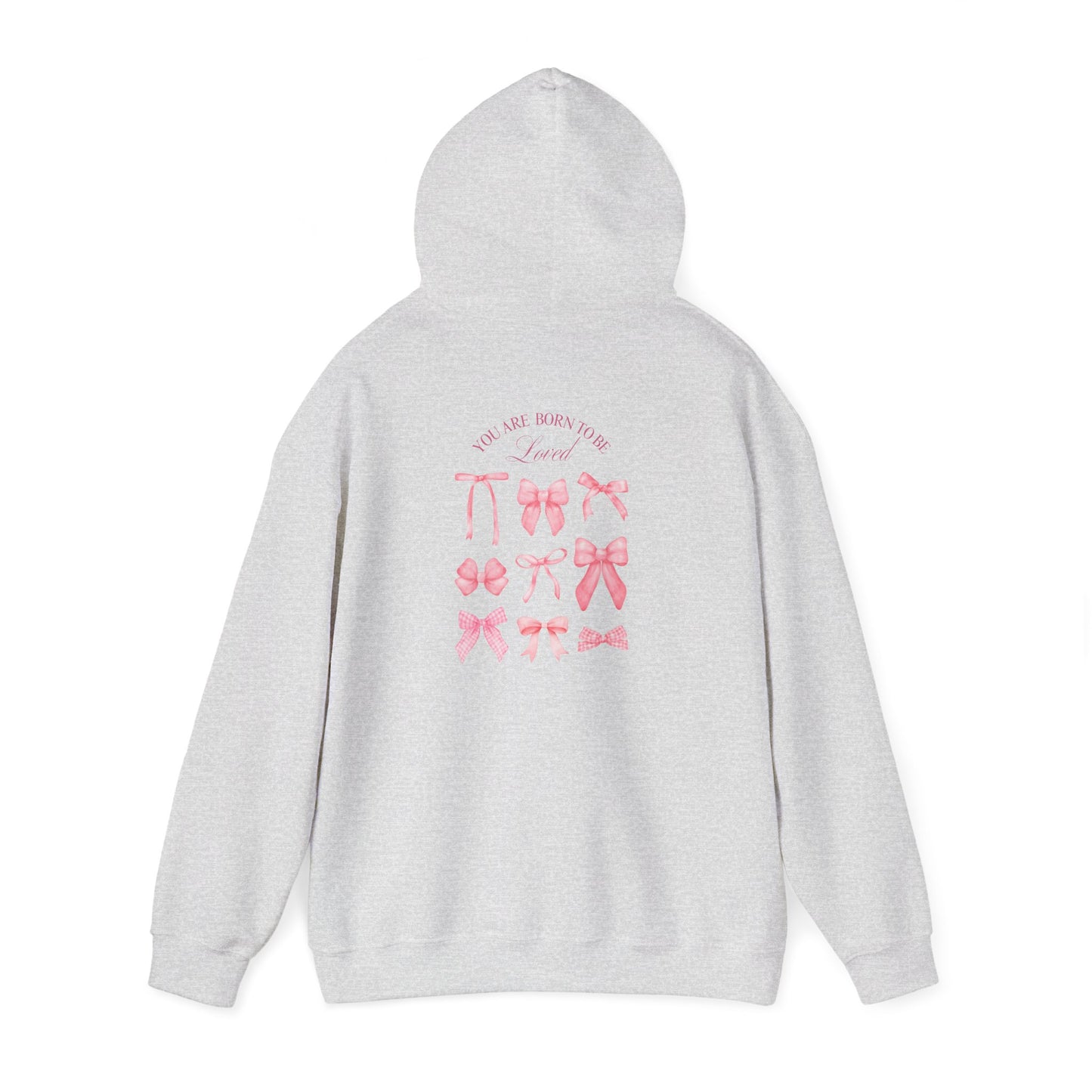 Cute Bow Design Unisex Heavy Blend Hooded Sweatshirt