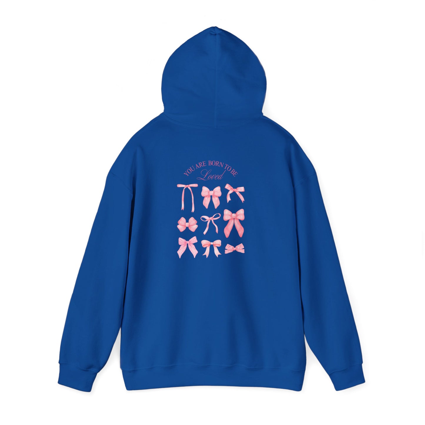 Cute Bow Design Unisex Heavy Blend Hooded Sweatshirt
