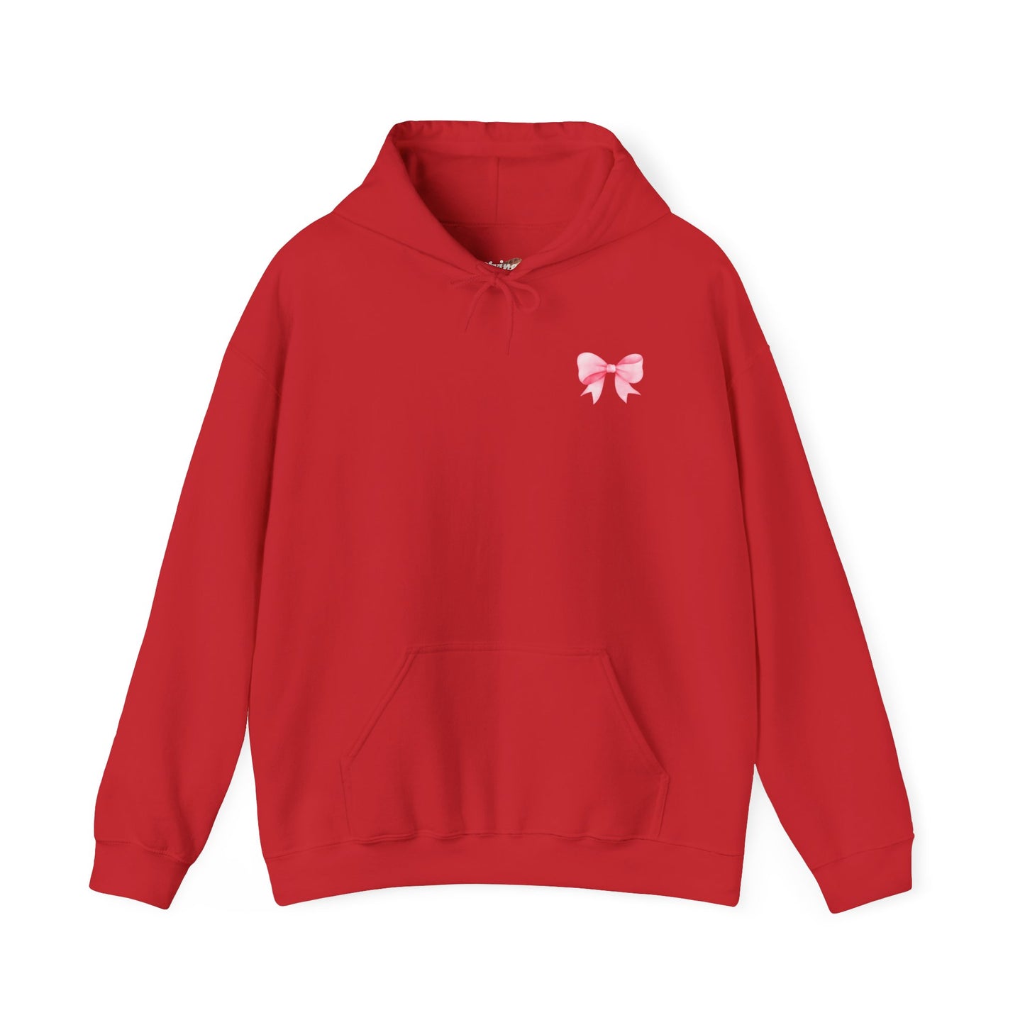 Cute Bow Design Unisex Heavy Blend Hooded Sweatshirt