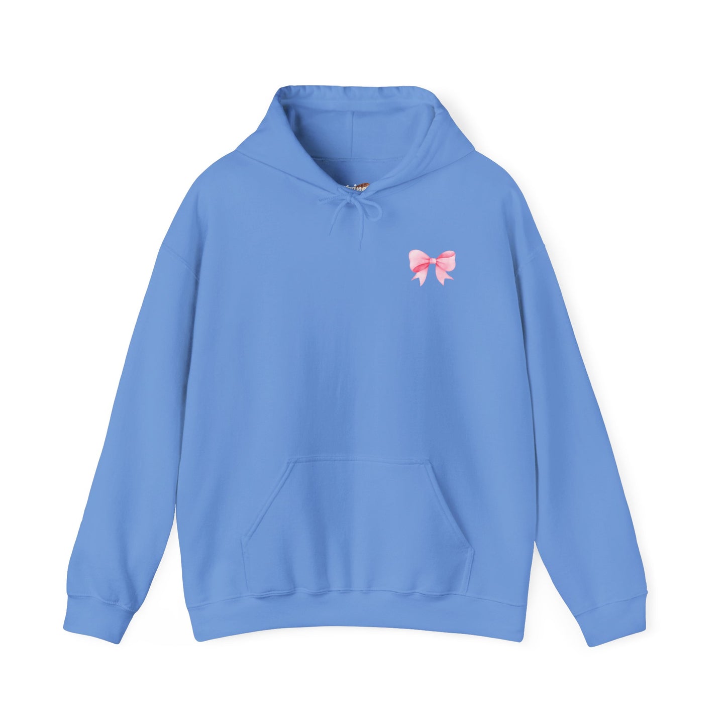 Cute Bow Design Unisex Heavy Blend Hooded Sweatshirt
