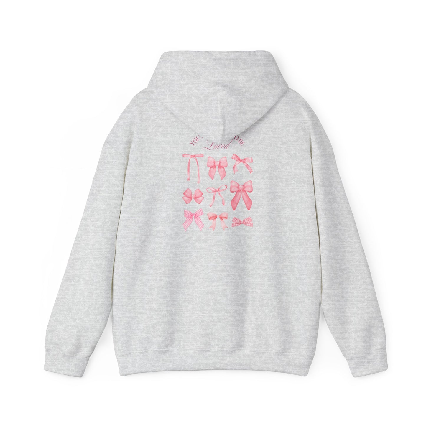 Cute Bow Design Unisex Heavy Blend Hooded Sweatshirt