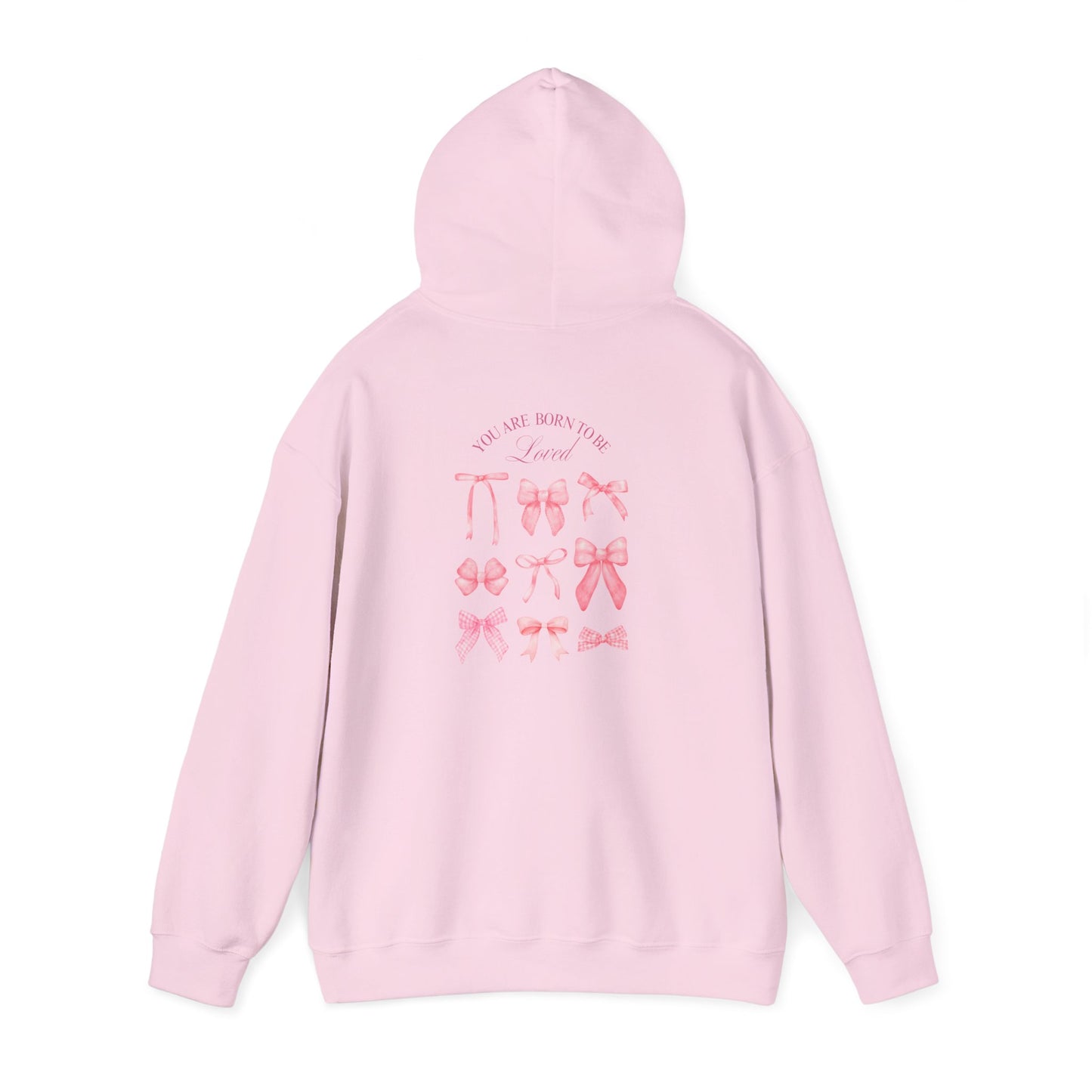 Cute Bow Design Unisex Heavy Blend Hooded Sweatshirt