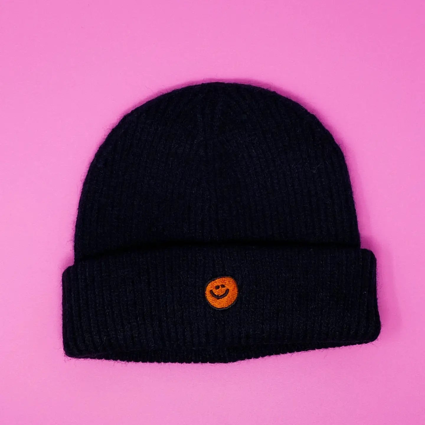 Simply Smiley Beanie Black
