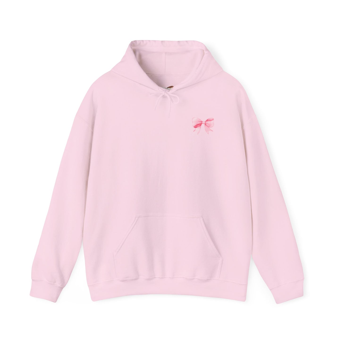 Cute Bow Design Unisex Heavy Blend Hooded Sweatshirt