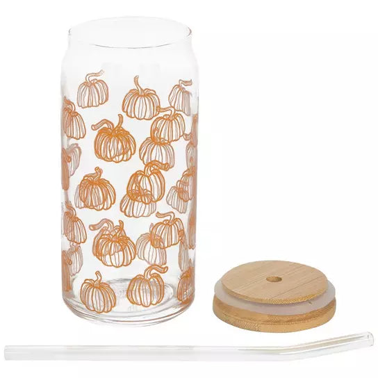 Pumpkin Glass Cup