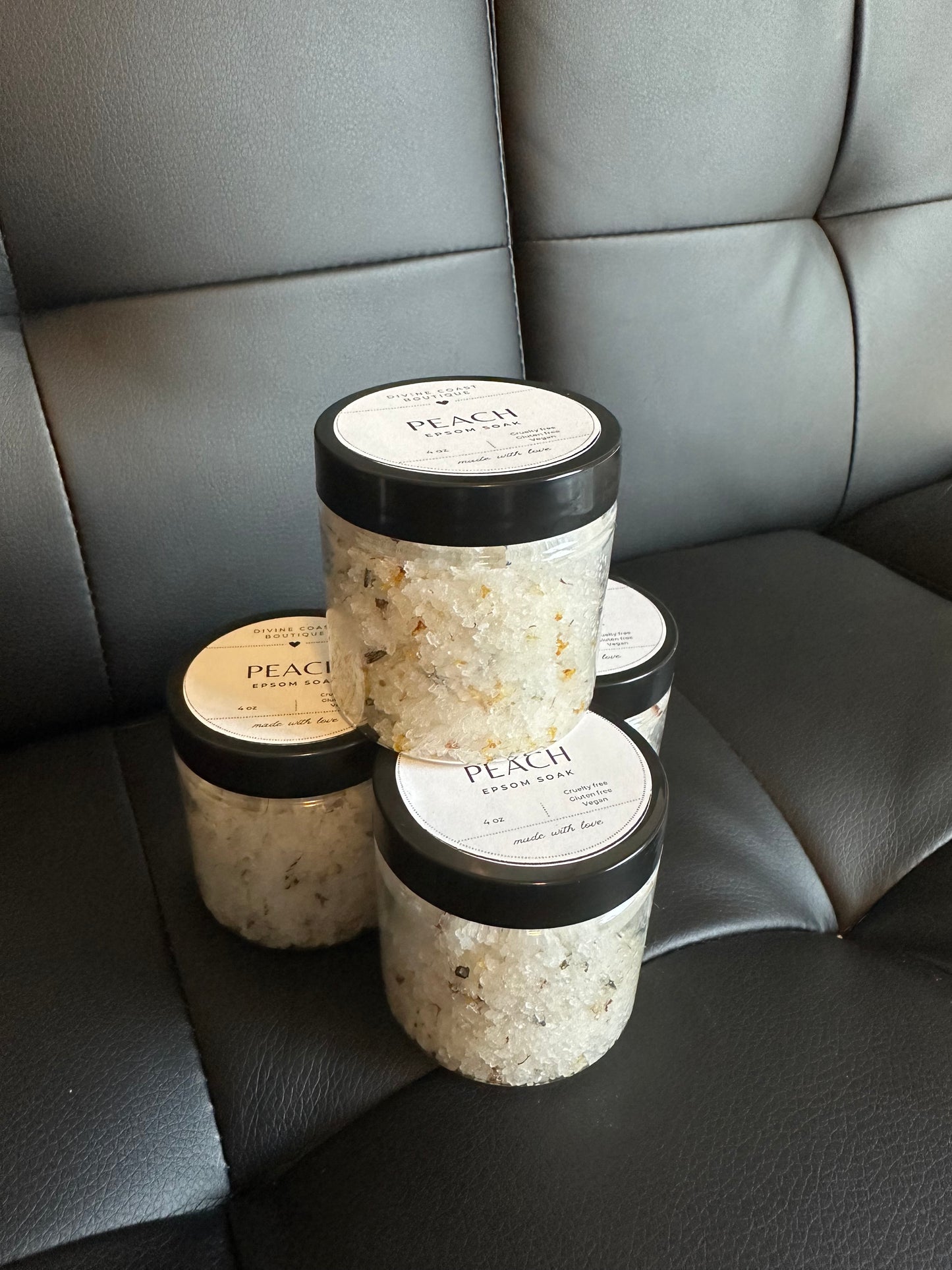 Peach Epsom Salt Bath