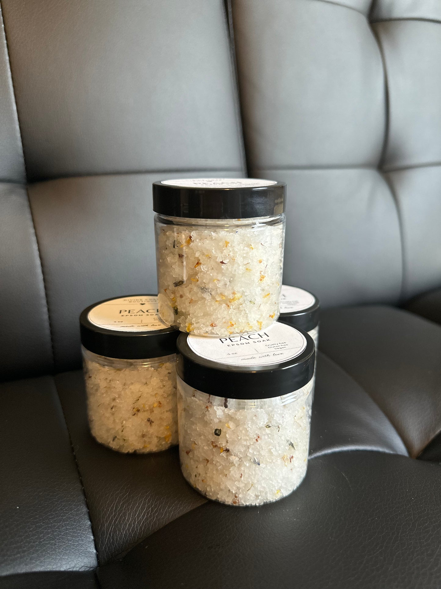 Peach Epsom Salt Bath