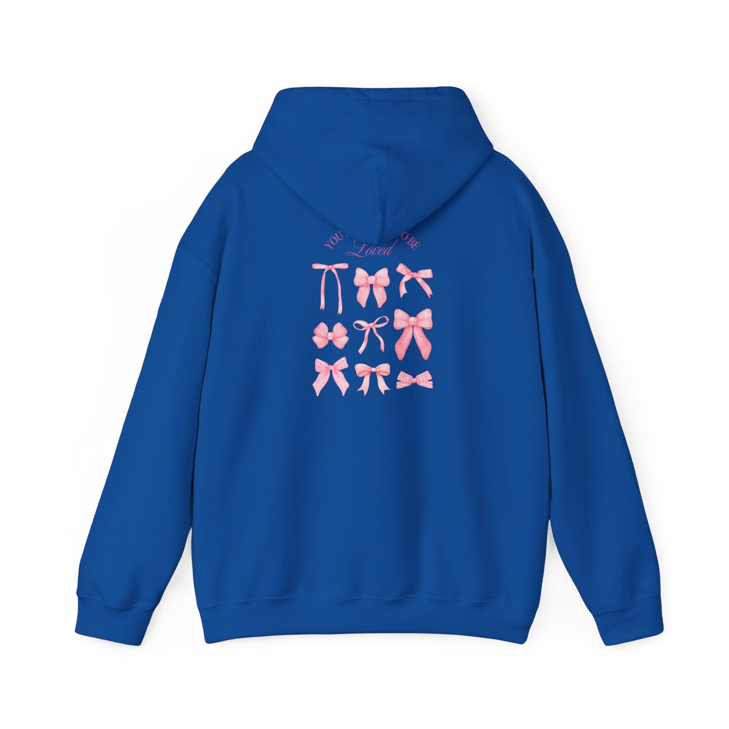 Cute Bow Design Unisex Heavy Blend Hooded Sweatshirt