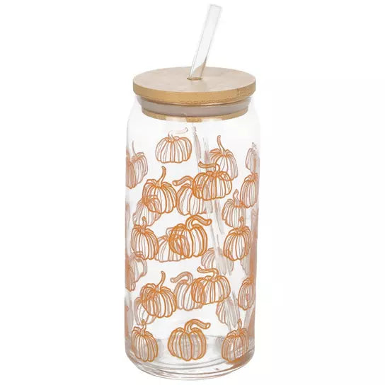Pumpkin Glass Cup
