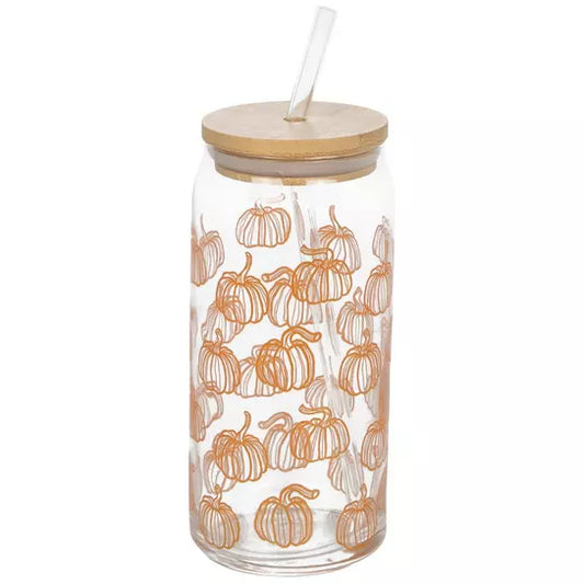 Pumpkin Glass Cup