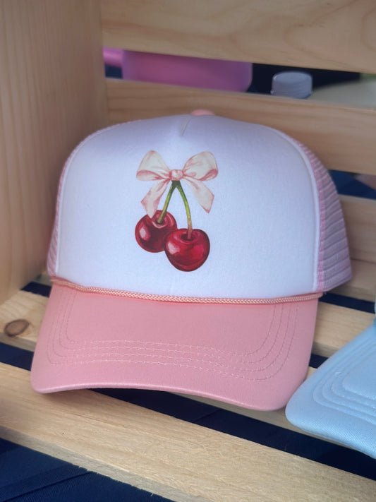 Cherry Bow Hat